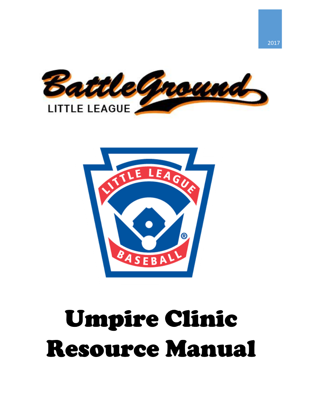 Umpire Clinic Resource Manual