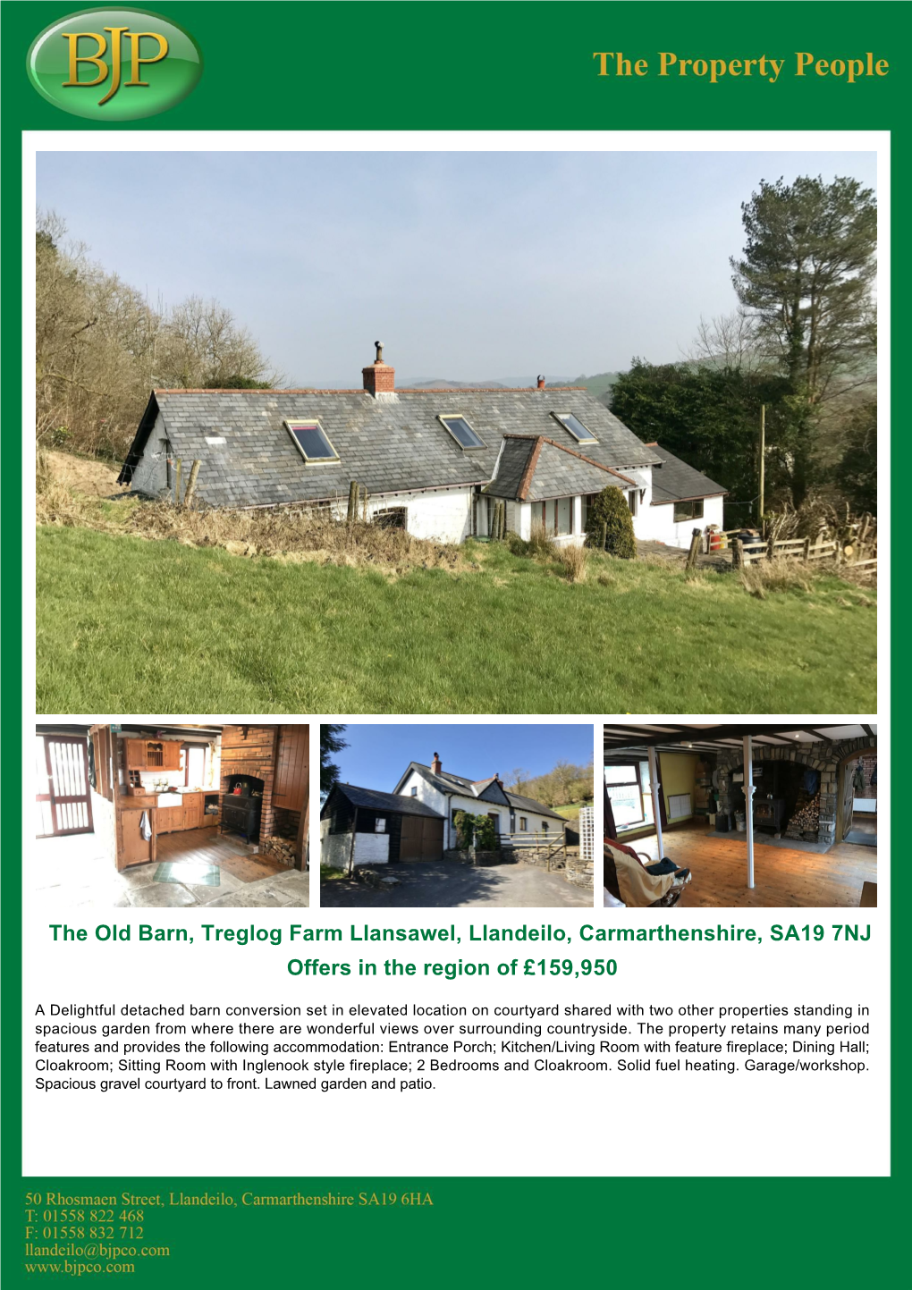 Llansawel, Llandeilo, Carmarthenshire, SA19 7NJ Offers in the Region of £159,950