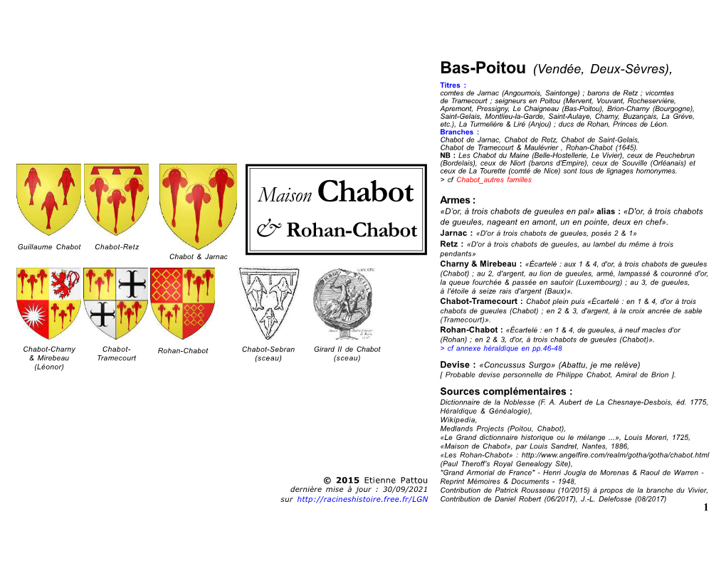 Maison Chabot & Rohan-Chabot