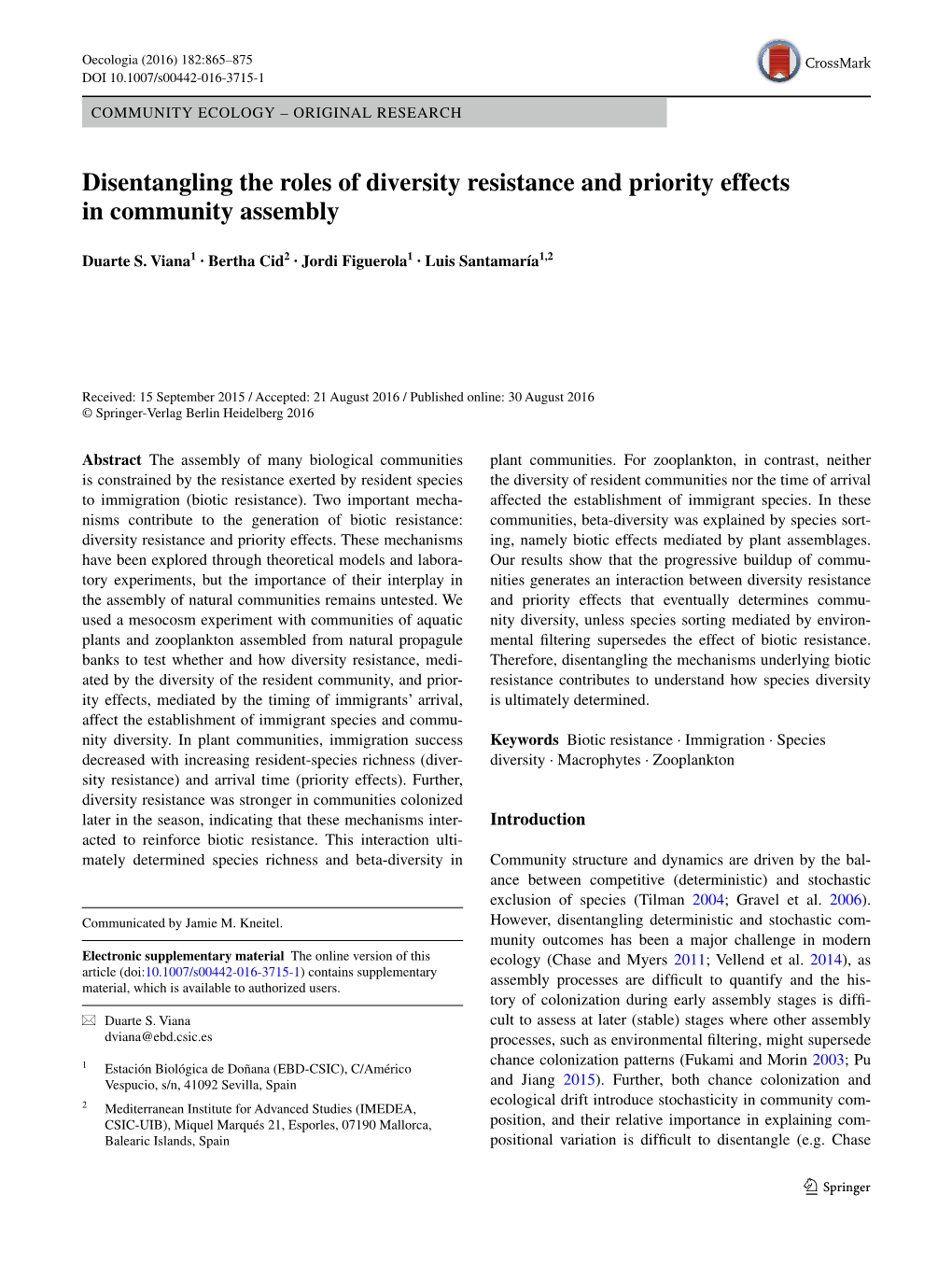 Disentangling the Roles of Diversity Resistance and Priority Effects in Community Assembly