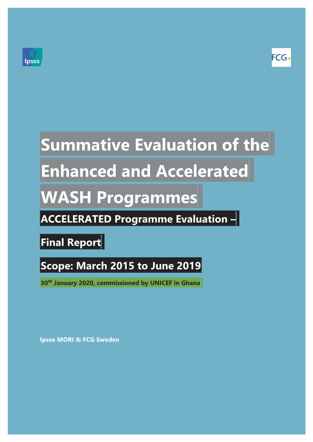 ACCELERATED Programme Evaluation –