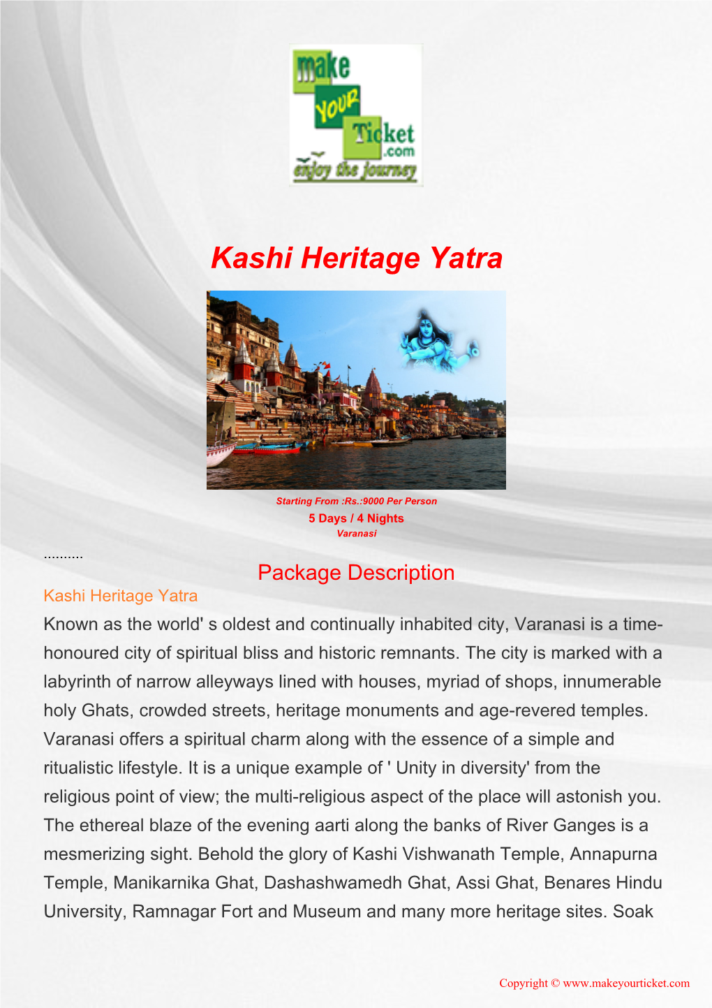 Kashi Heritage Yatra