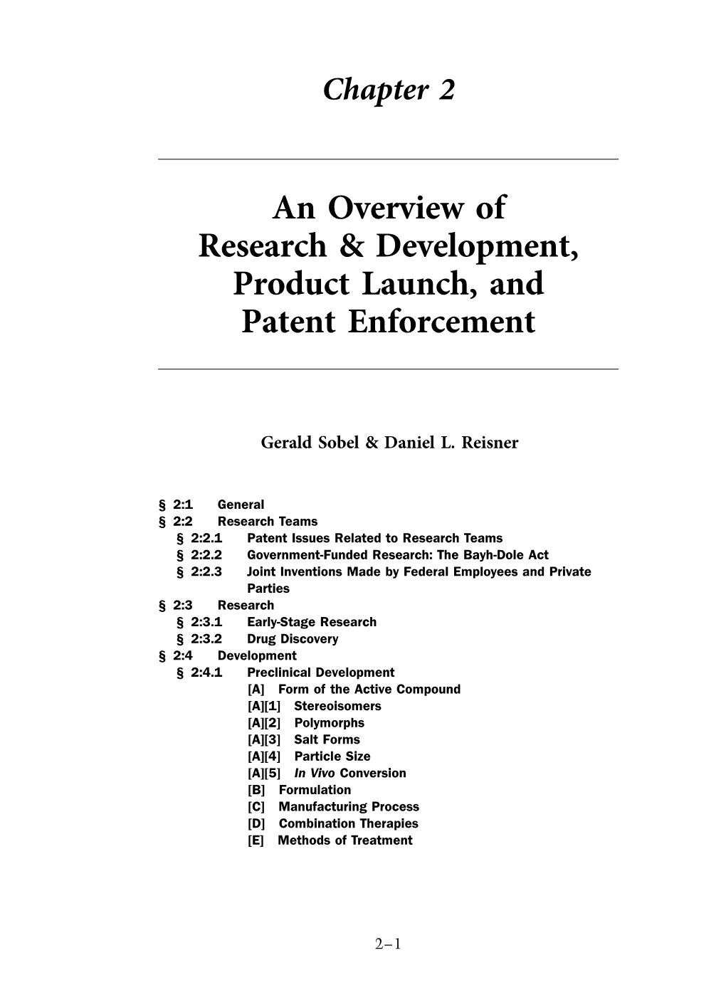 An Overview of Research & Development, Product Launch And