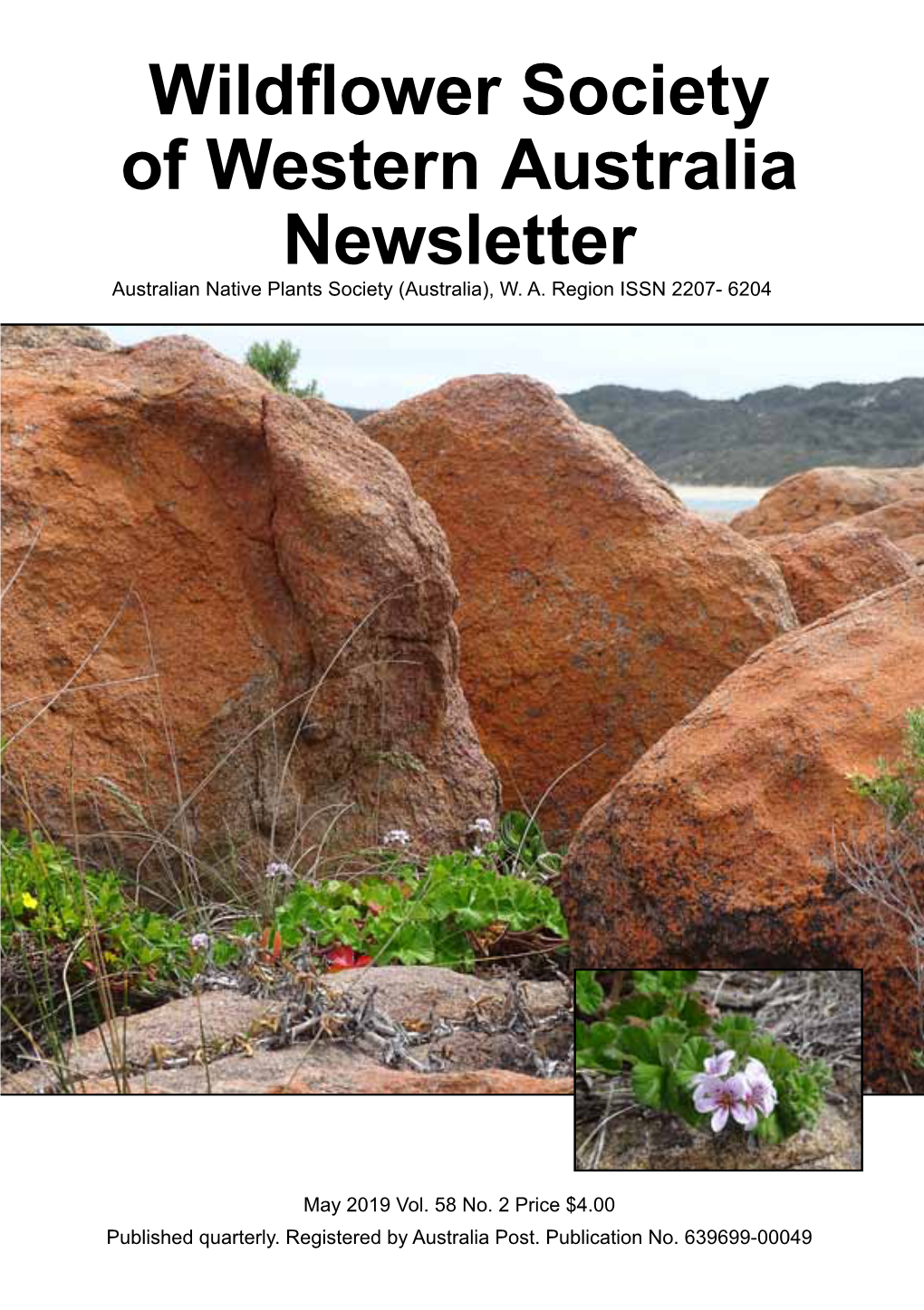 Wildflower Society of Western Australia Newsletter Australian Native Plants Society (Australia), W
