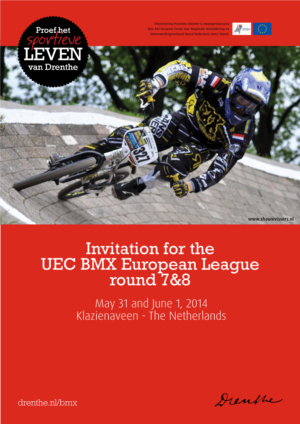 Invitation for the UEC BMX European League Round 7&8
