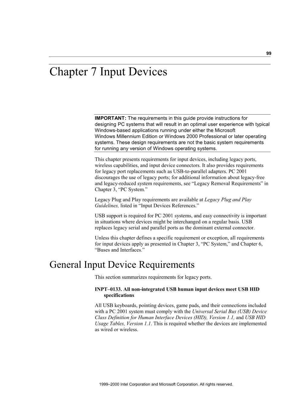 Chapter 7 Input Devices