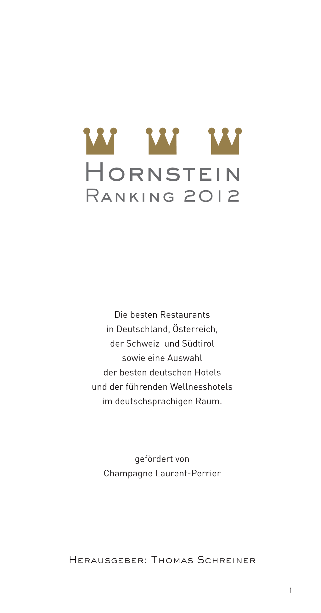 Hornstein Ranking 2012
