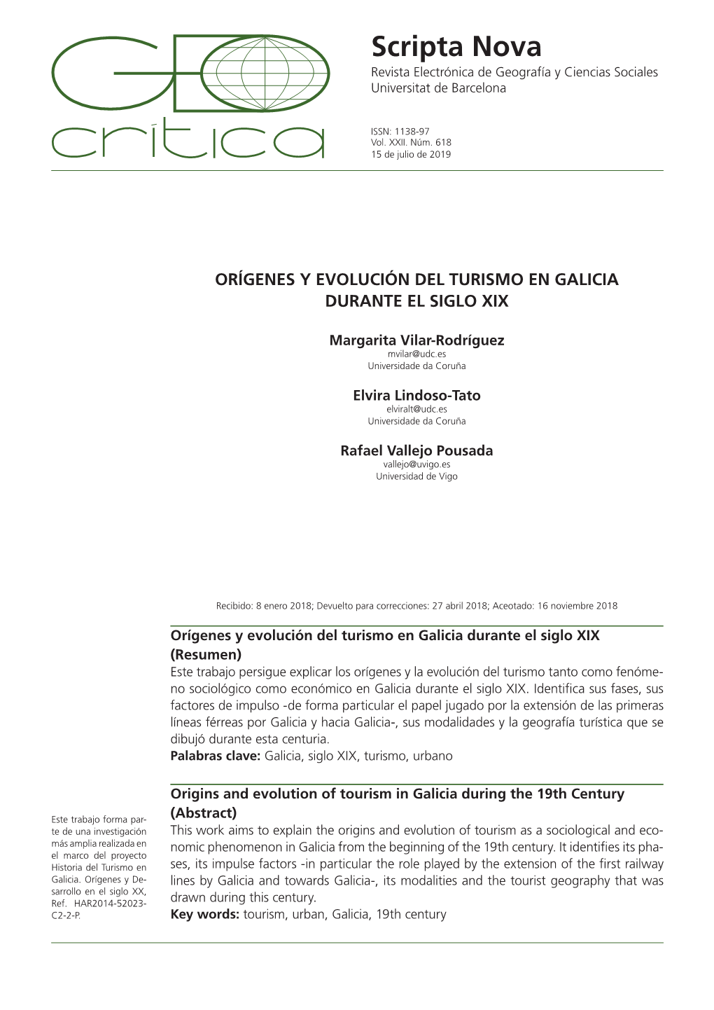 Scripta Nova Revista Electrónica De Geografía Y Ciencias Sociales Universitat De Barcelona