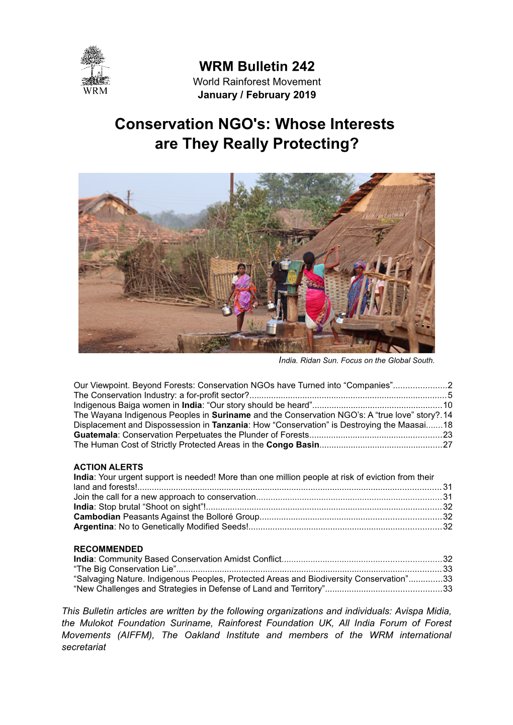 Conservation NGO's: Whose Interests Are They Really Protecting?