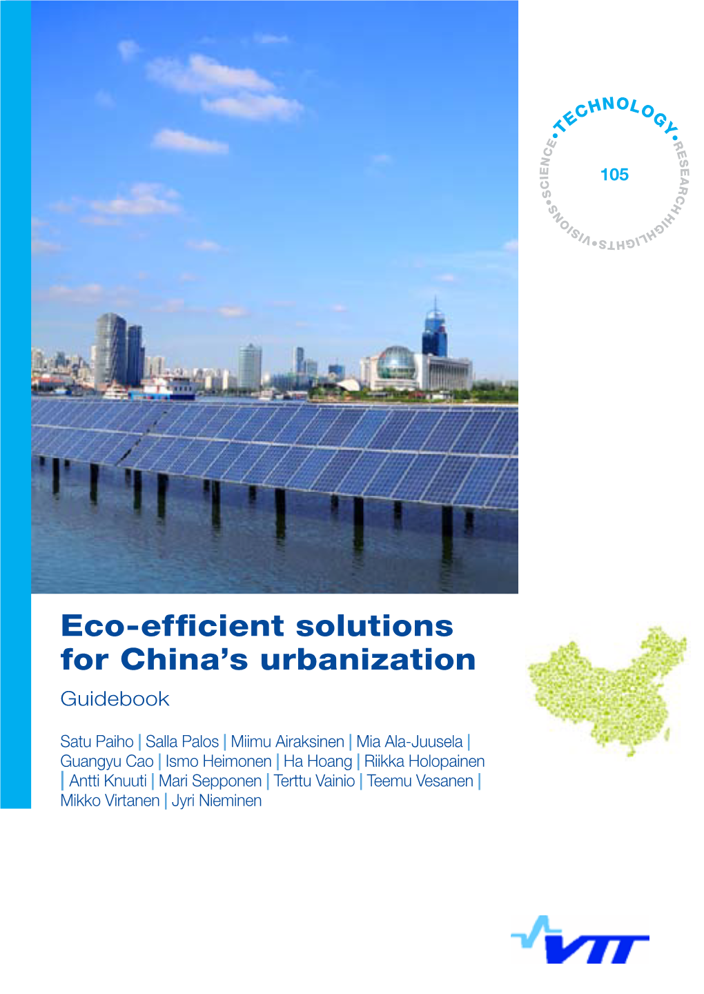 Eco-Efficient Solutions for China's Urbanization. Guidebook