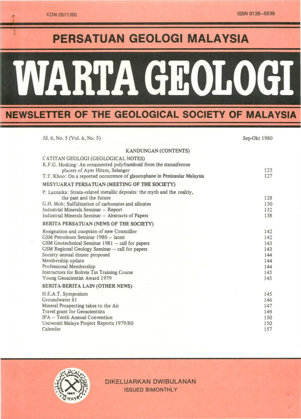 Persatuan Geologi Mala Vsia