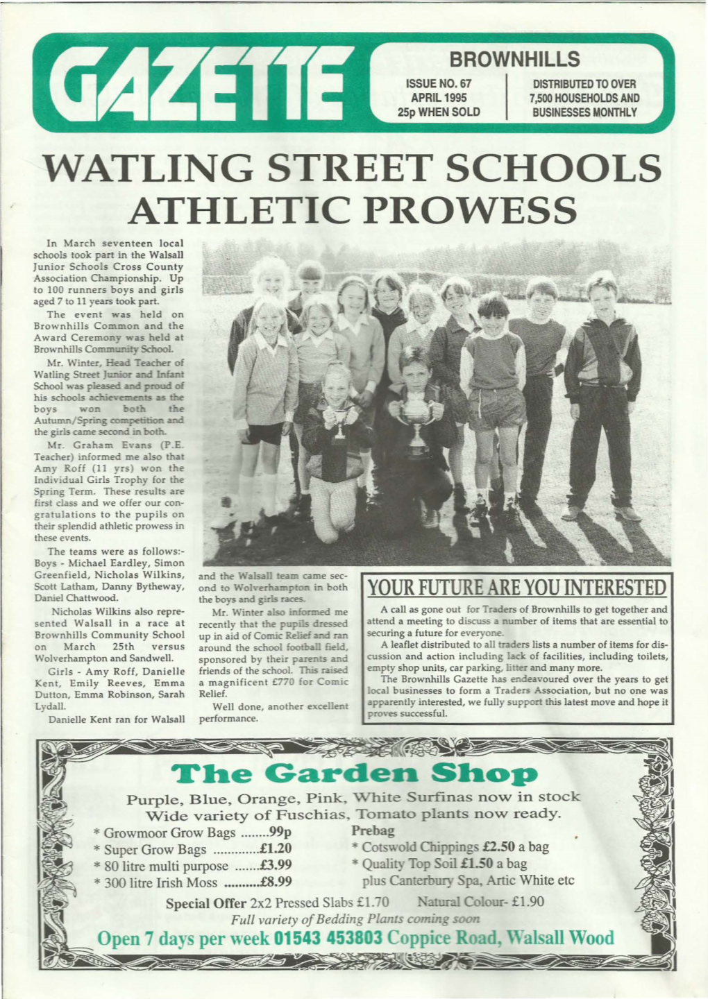 Brownhills Gazette Issue 67 April 1995