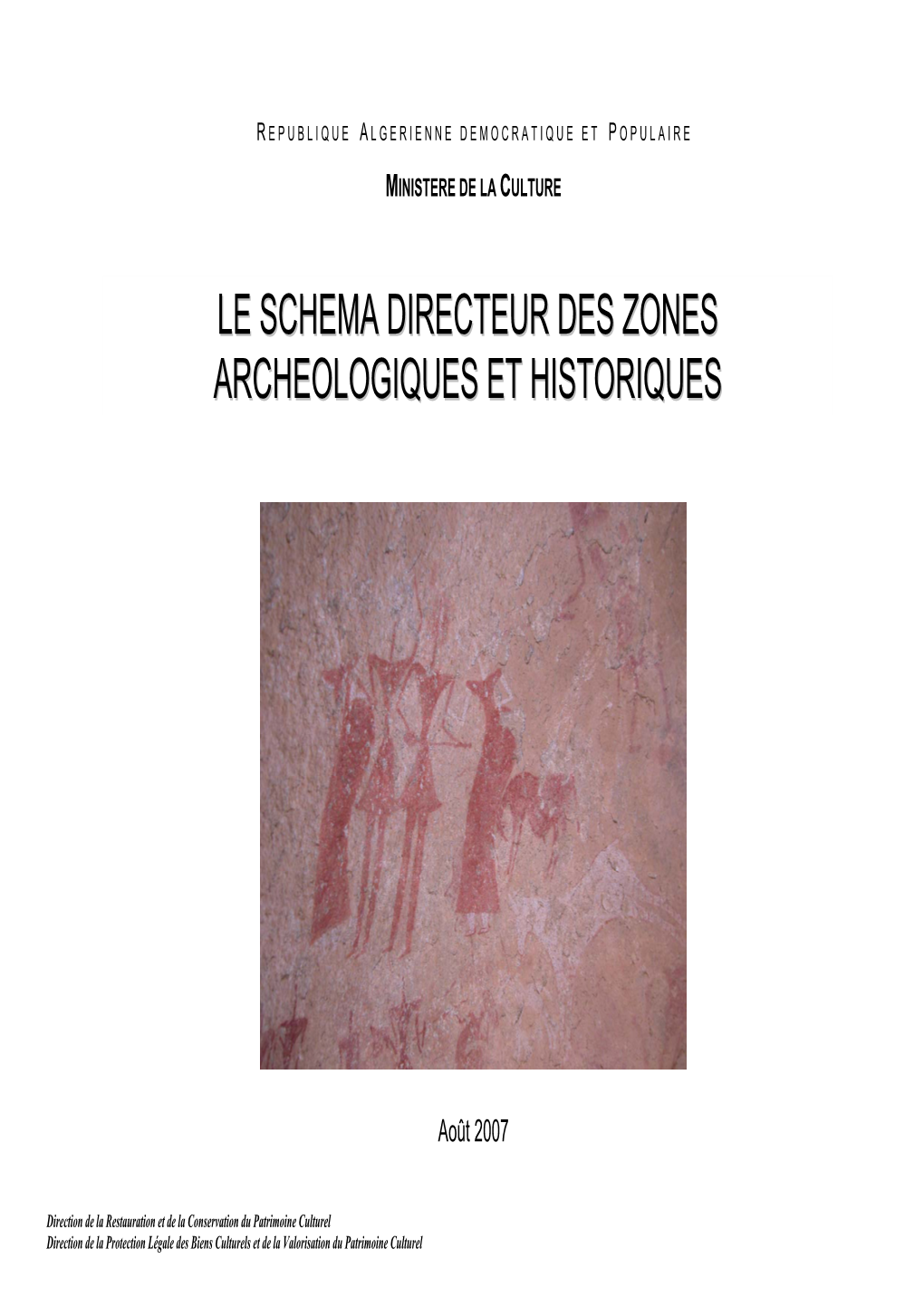 Le Schema Directeur Des Zones Archeologique Ss Ett