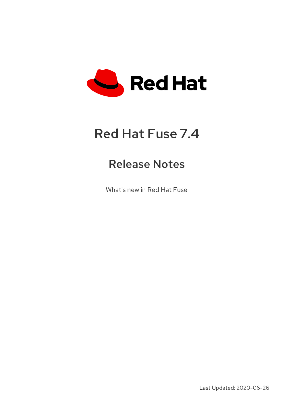 Red Hat Fuse 7.4 Release Notes