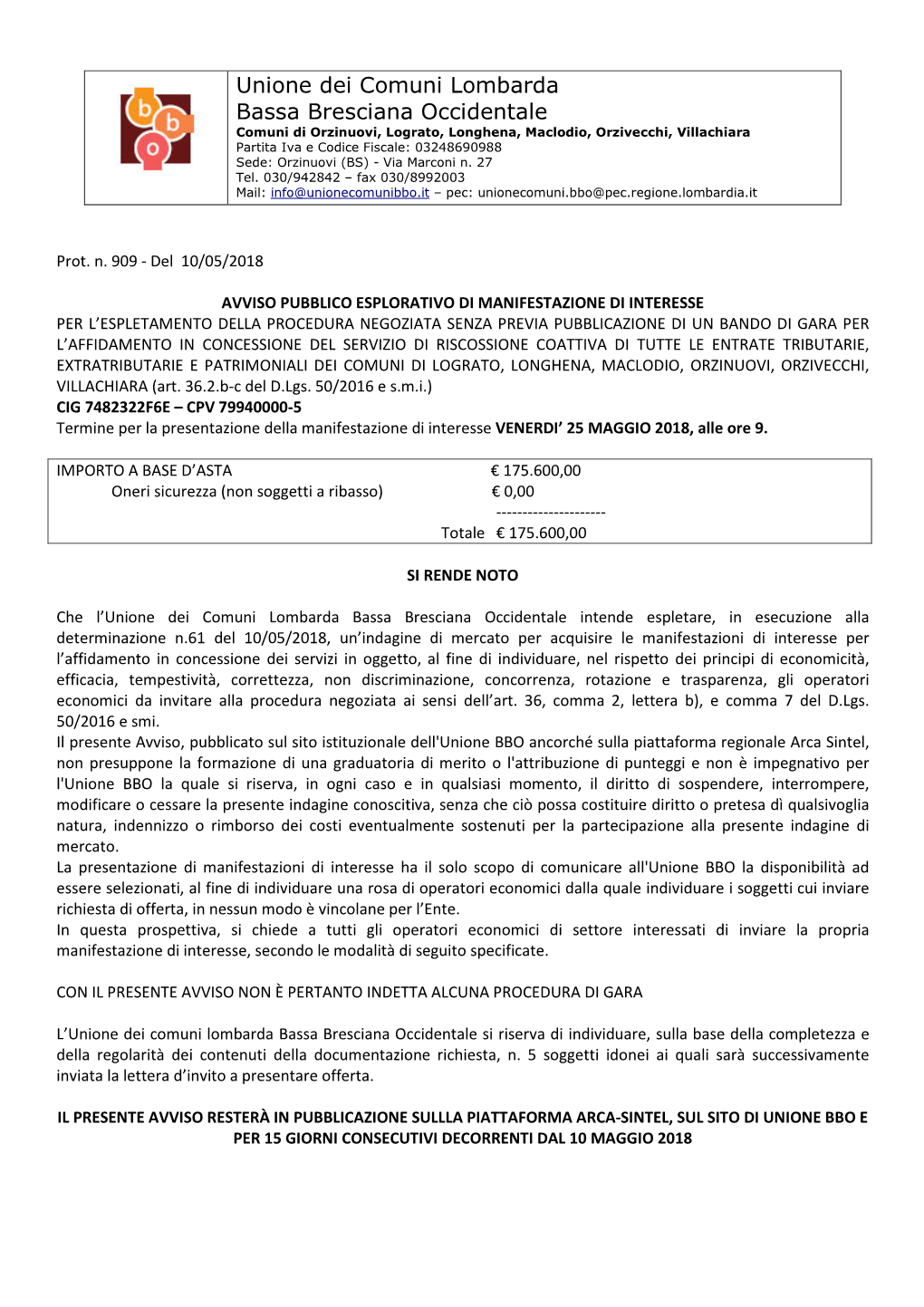 Unione Dei Comuni Lombarda Bassa Bresciana Occidentale