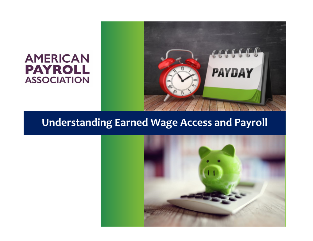 Understanding Earned Wage Access and Payroll