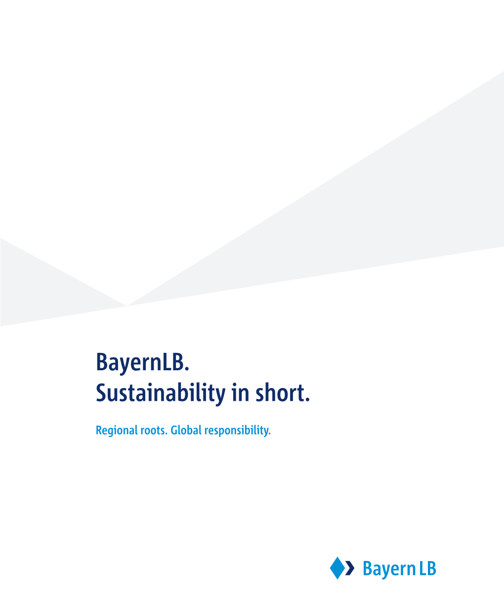 Bayernlb. Sustainability in Short
