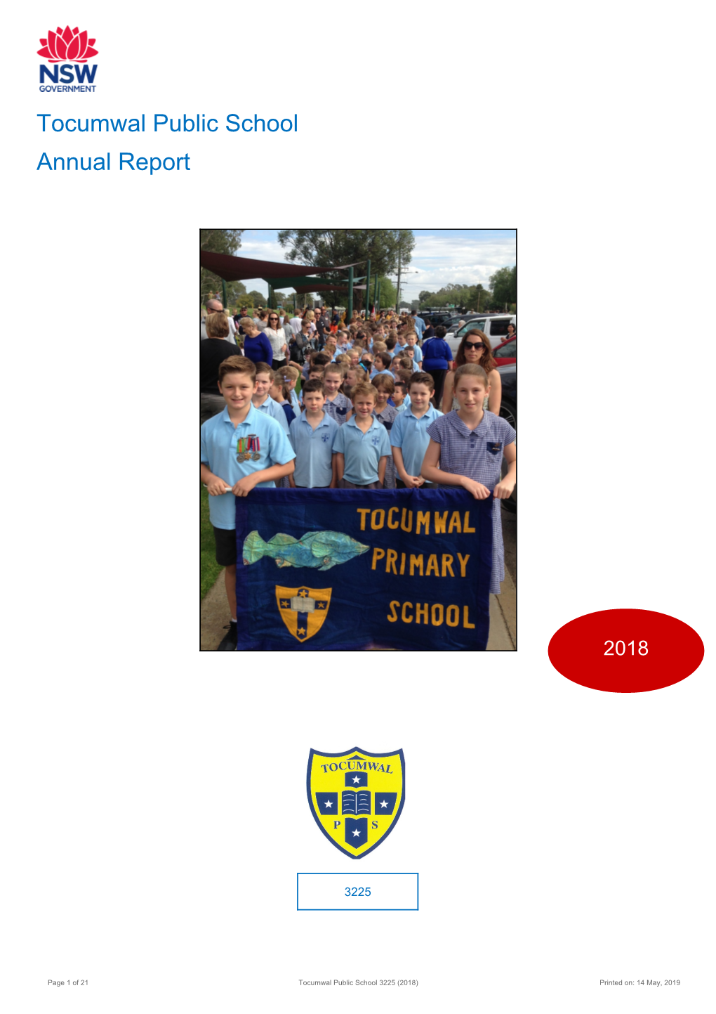 2018 Tocumwal Public School Annual Report