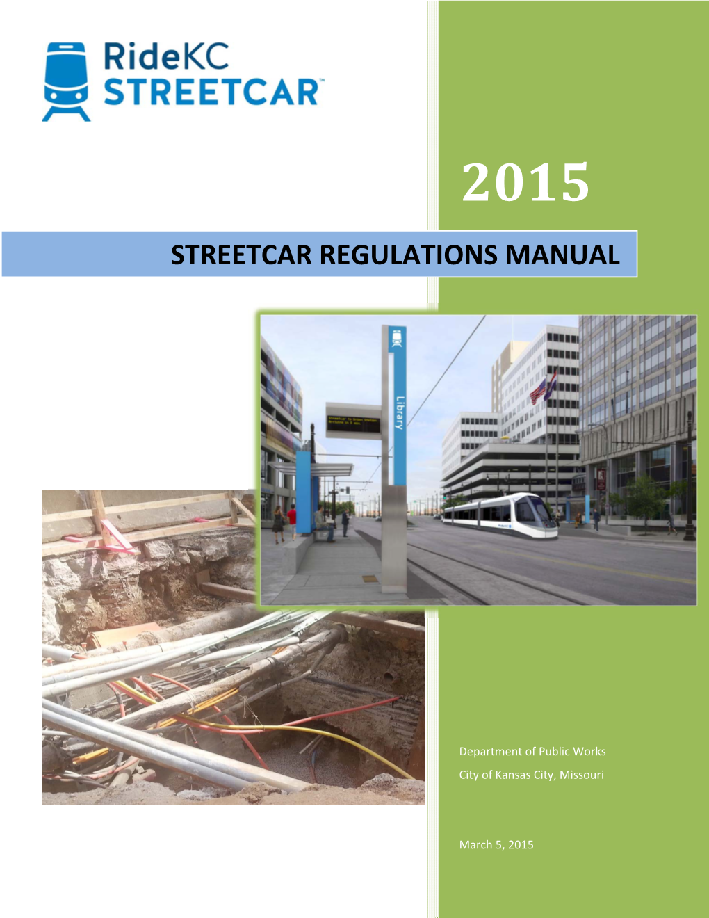 Streetcar Regulations Manual