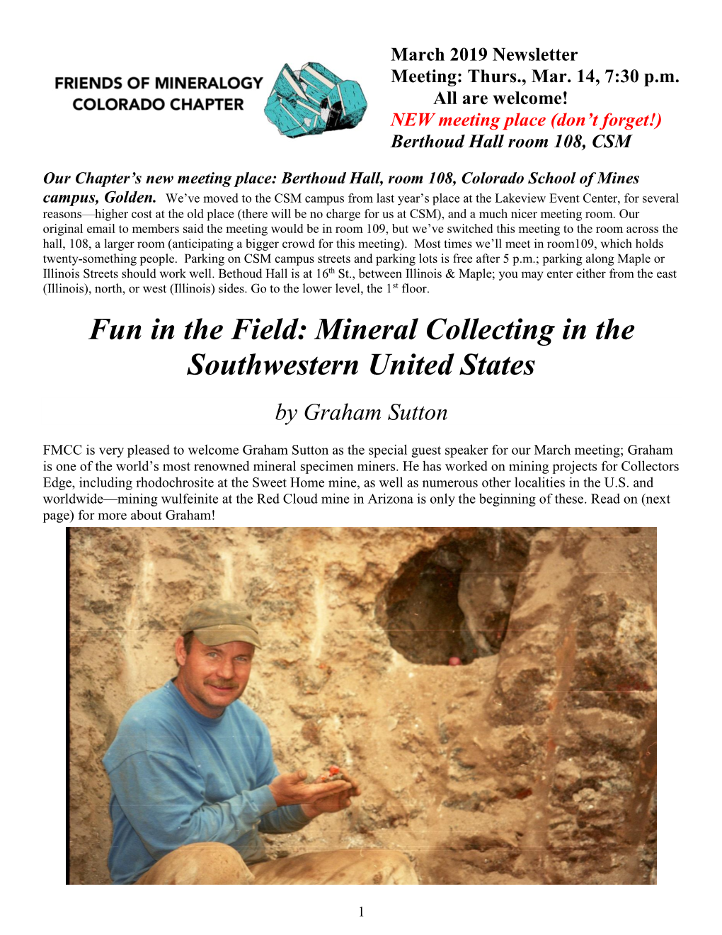 Fun in the Field: Mineral Collecting in the Southwestern United States by Graham Sutton