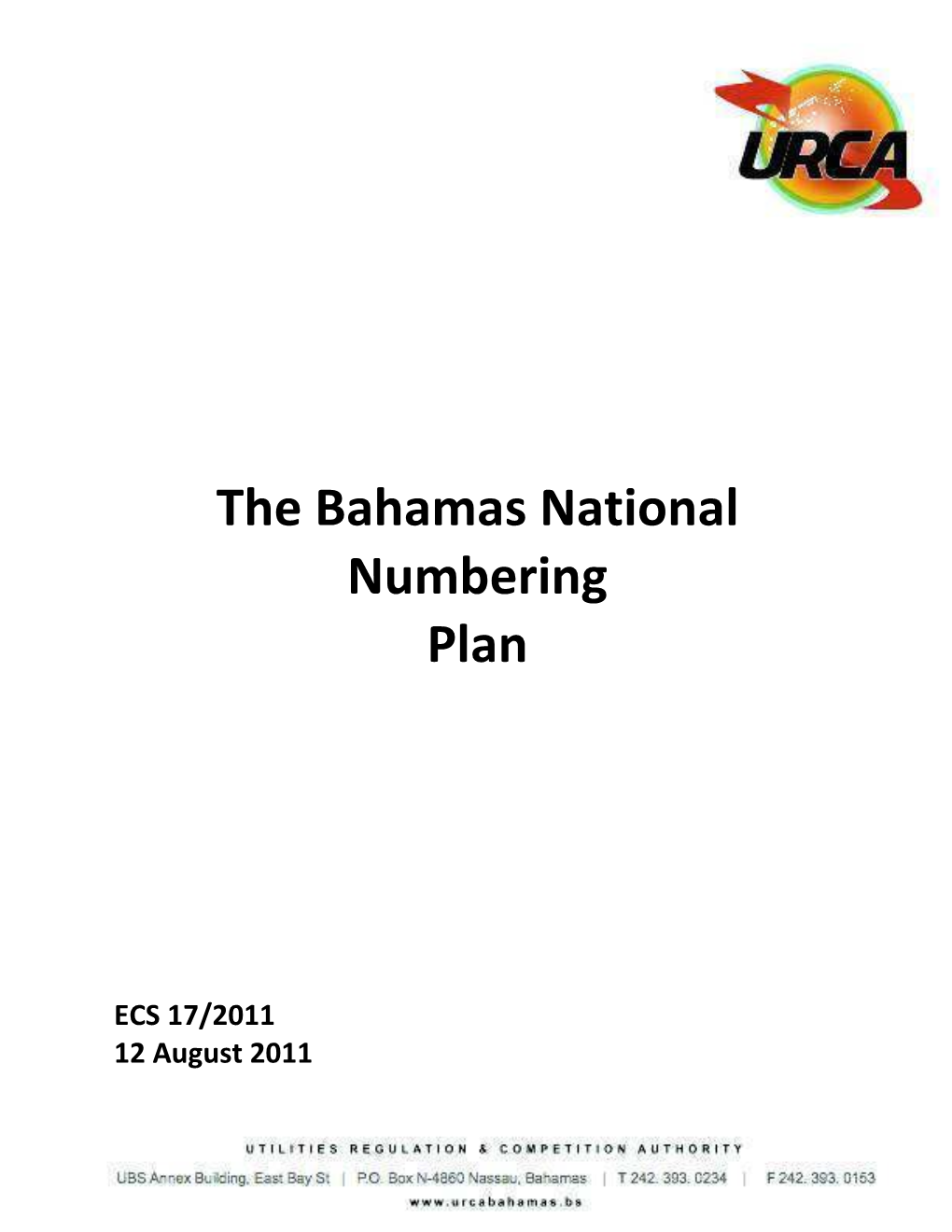 The Bahamas National Numbering Plan