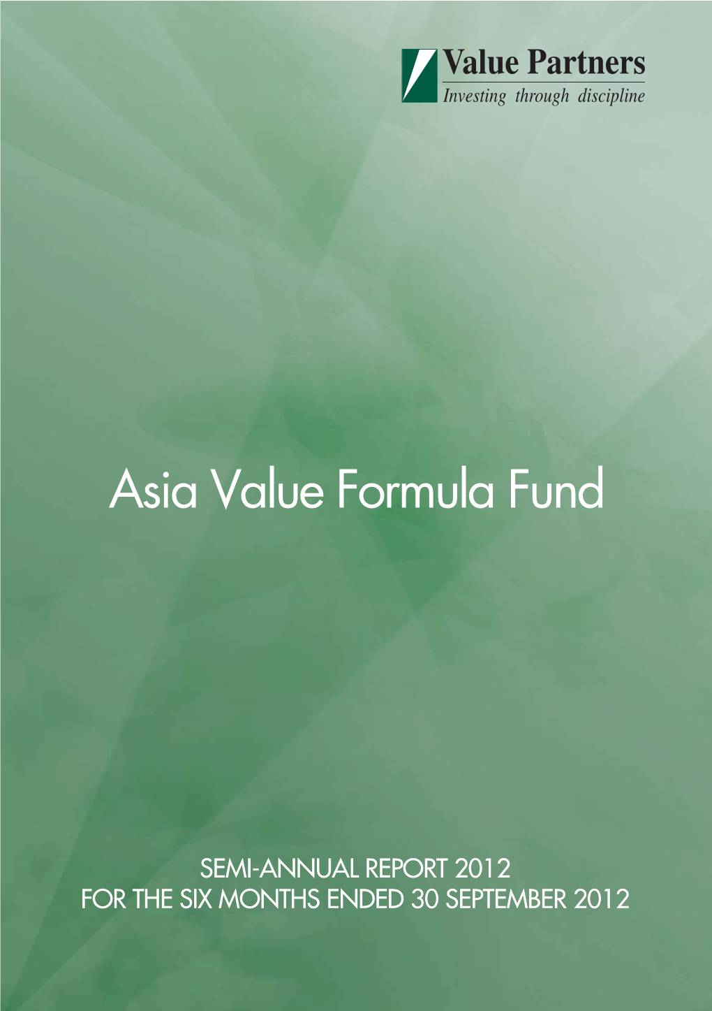 Asia Value Formula Fund