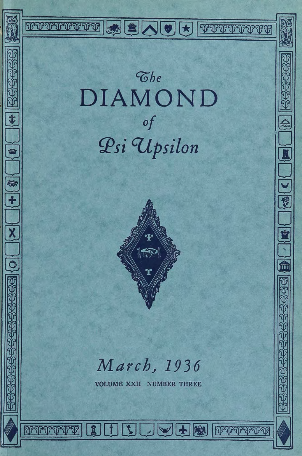 The Diamond of Psi Upsilon Mar 1936