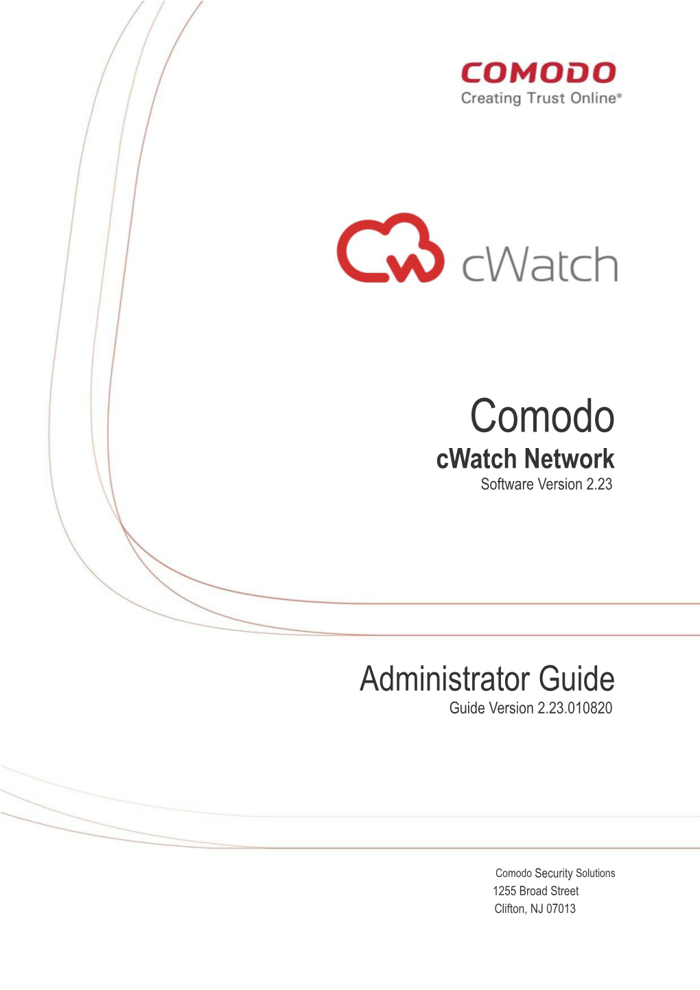 Cwatch Network Administrator Guide | © 2020 Comodo Security Solutions Inc