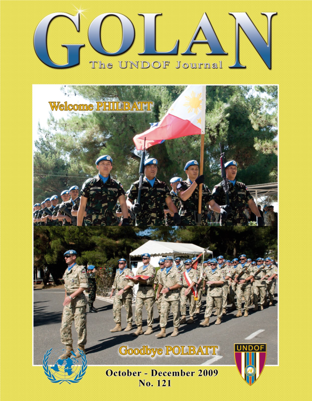 Golan Journal 121, October