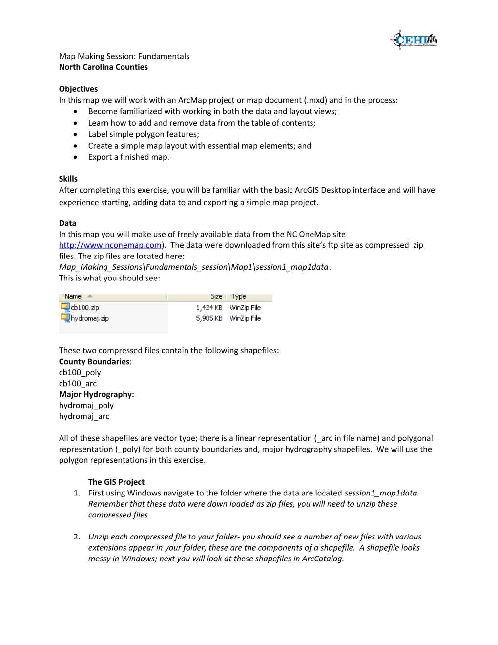 Map Making Session: Fundamentals Using Arcgis 9.3