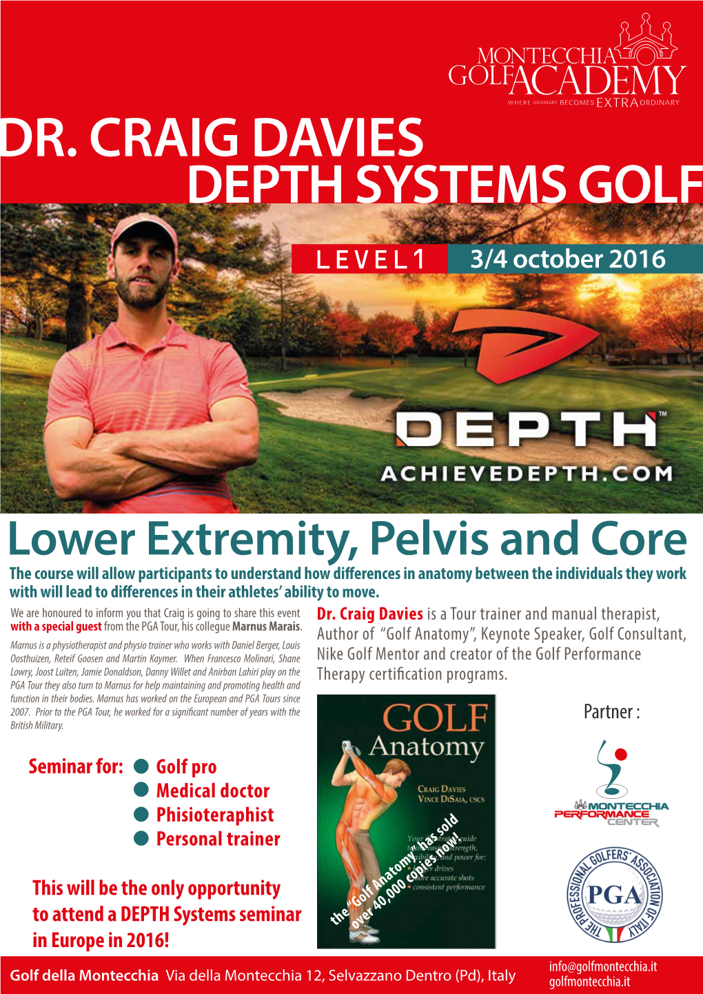 Craig Davies Depth Systems Golf