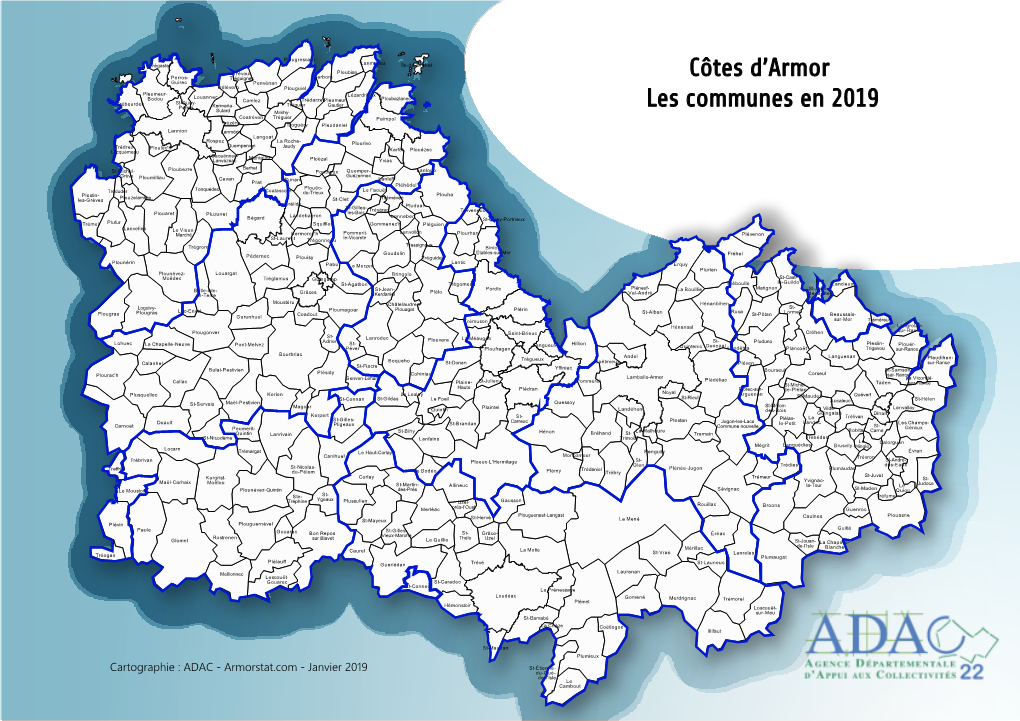 Côtes D'armor Les Communes En 2019