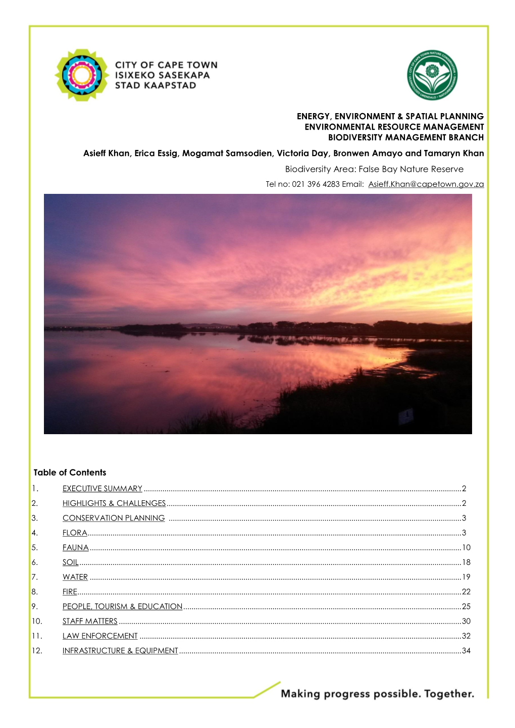 FBNR Quarterly Report April to June 2016