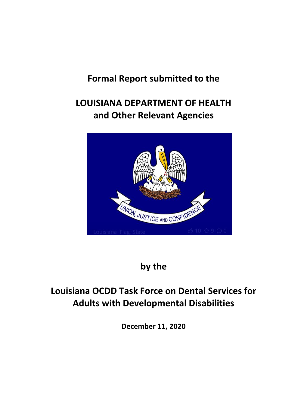 Formal Report of the LA SAC Dental Task Force