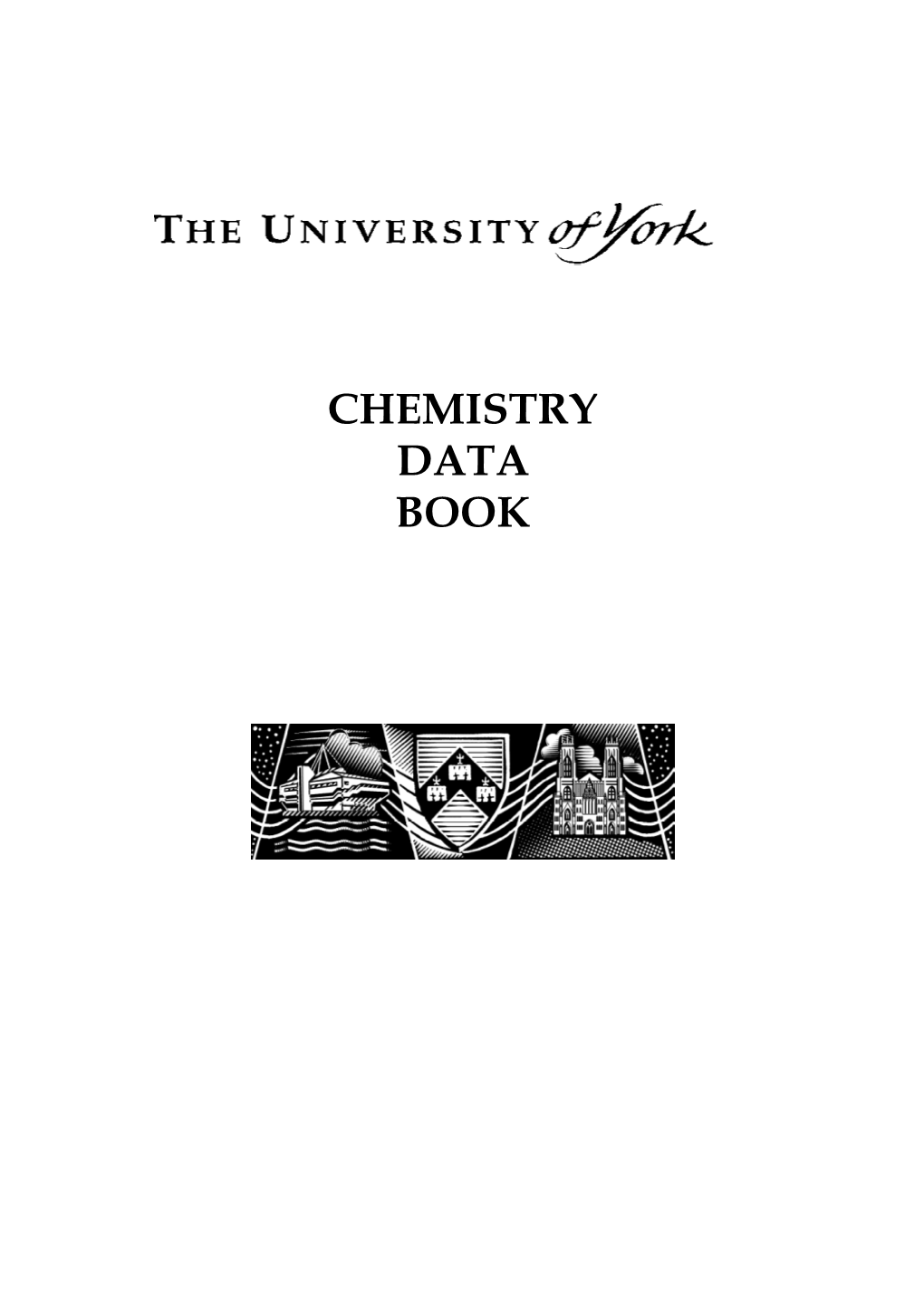 CHEMISTRY DATA BOOK October 2011