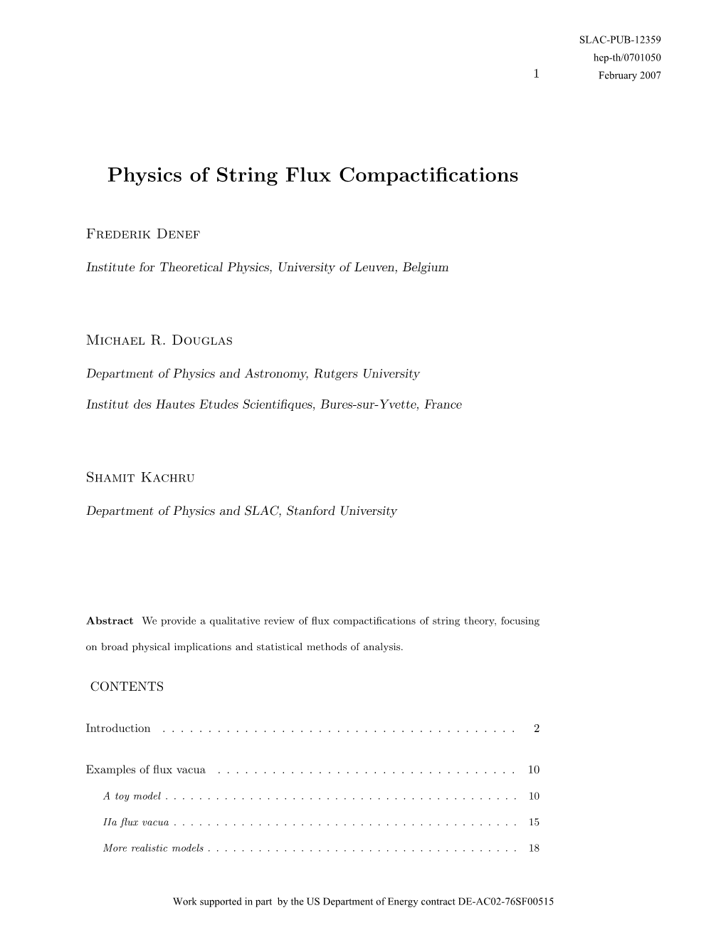 Physics of String Flux Compactifications