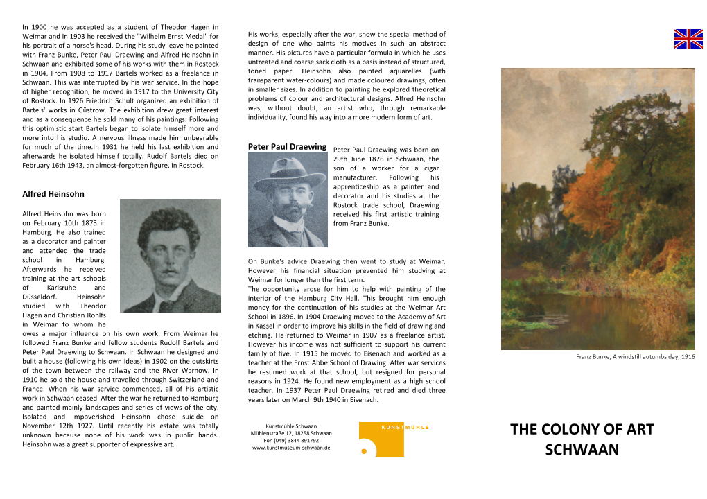 The Colony of Art Schwaan