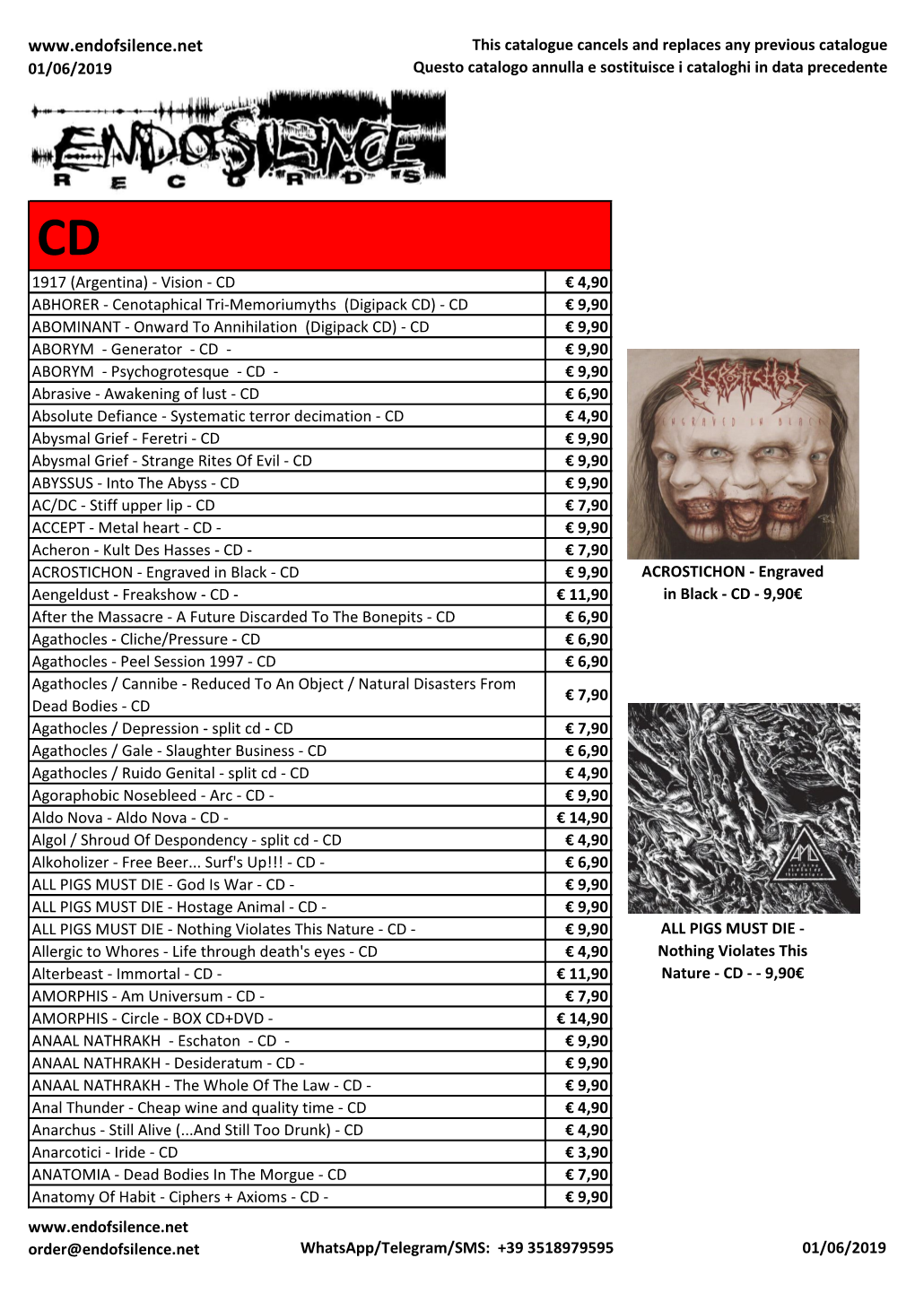 Endofsilence-01-06-2019-Catalogue