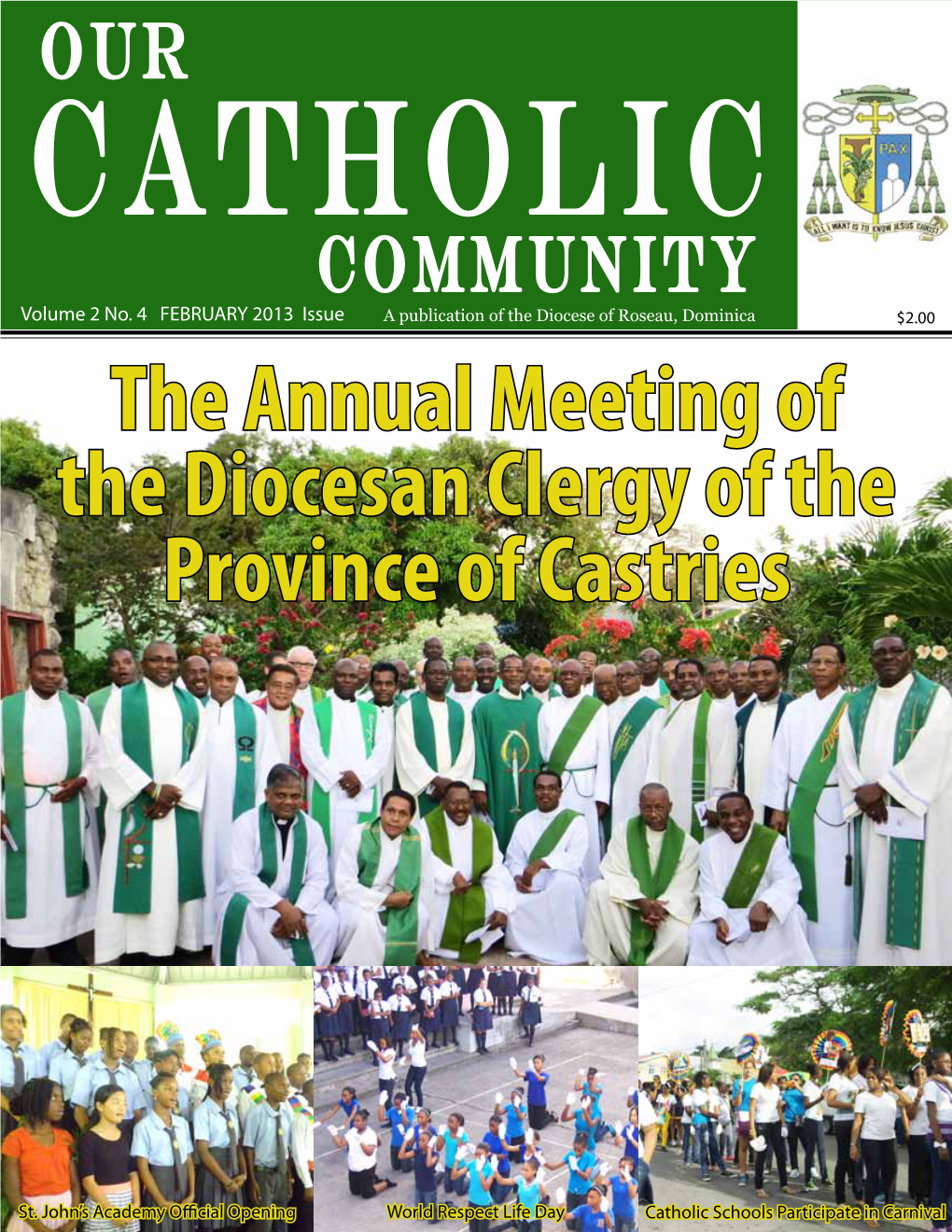 The Annual Meeting of the Diocesan Clergy of the Province of Castries