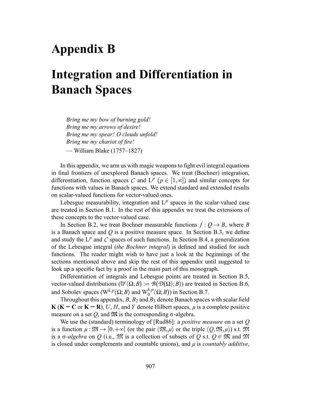 Integration and Differentiation in Banach Spaces