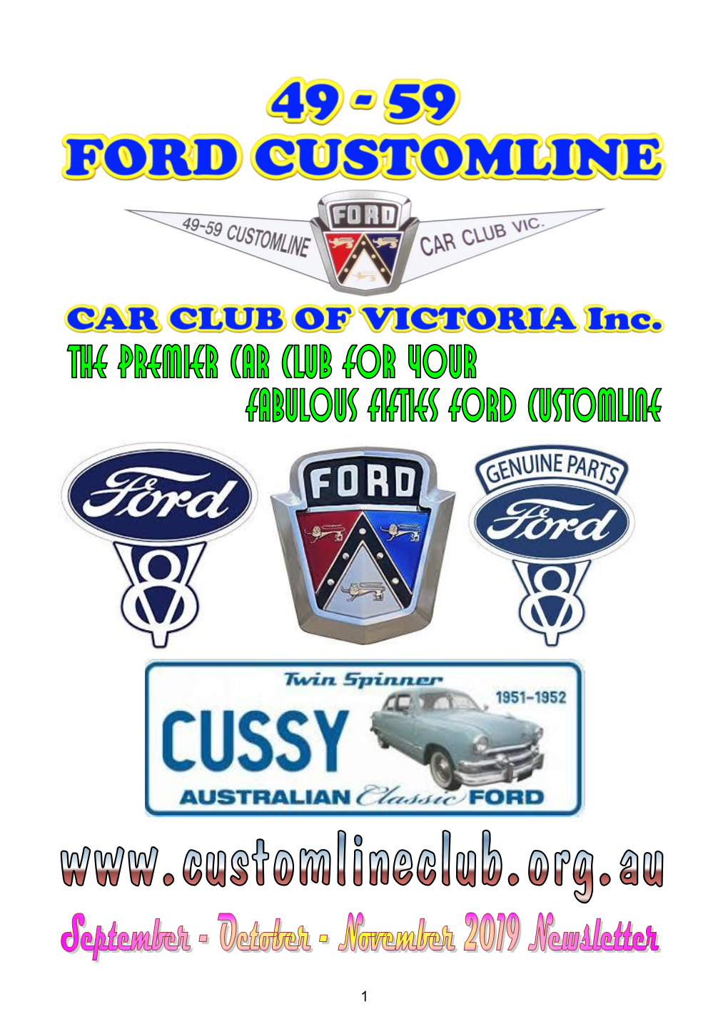 49 – 59 Ford Customline Car Club of Victoria Inc