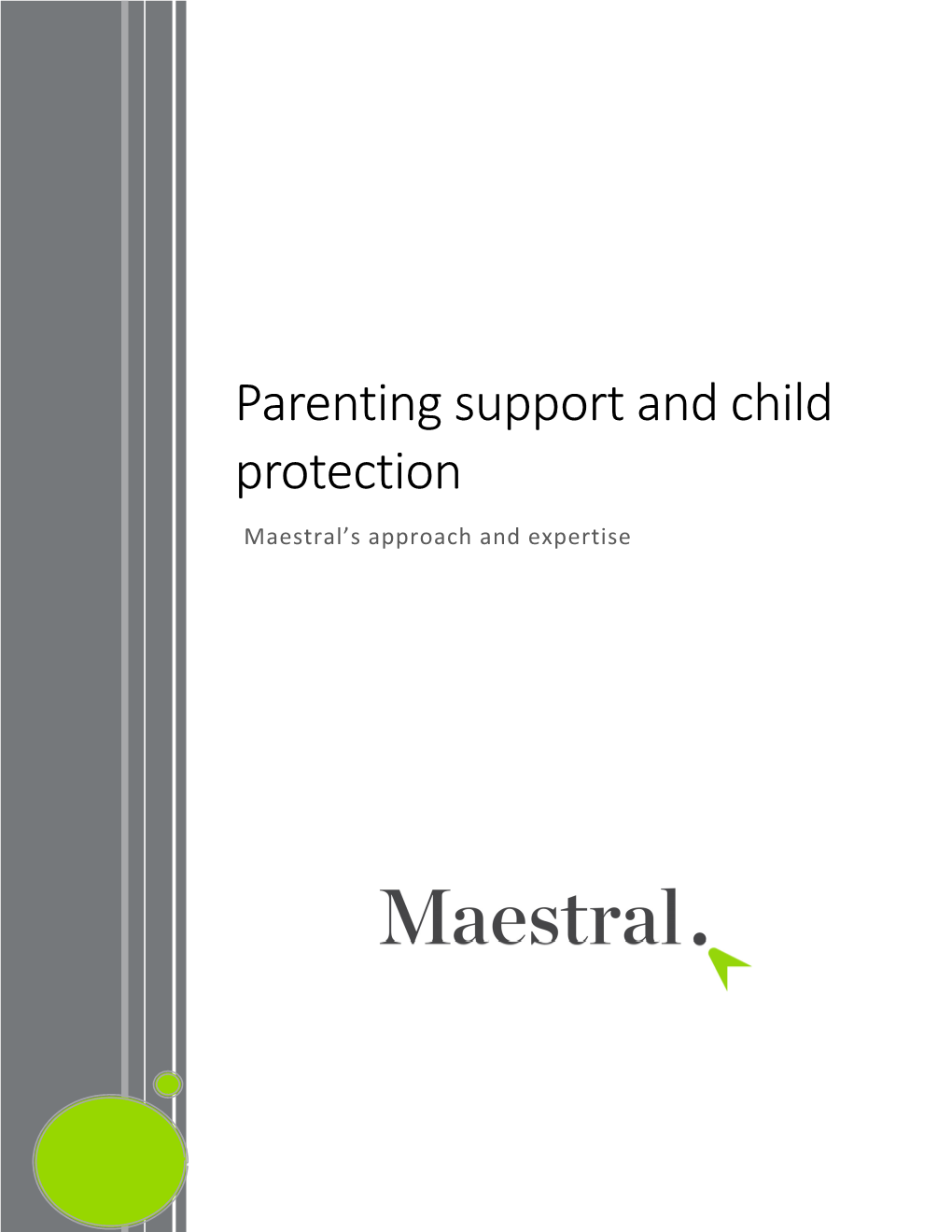 Parenting Support and Child Protection