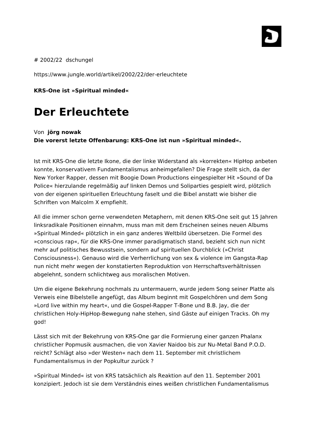 Der Erleuchtete