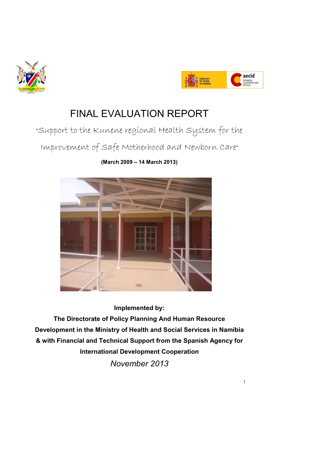2013 Rpb Health Kuneme Final Evaluation