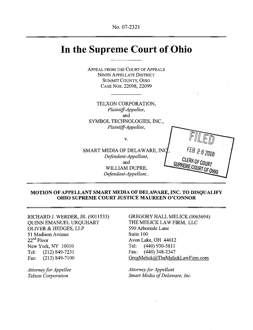 In the Supreme Court of Ohio