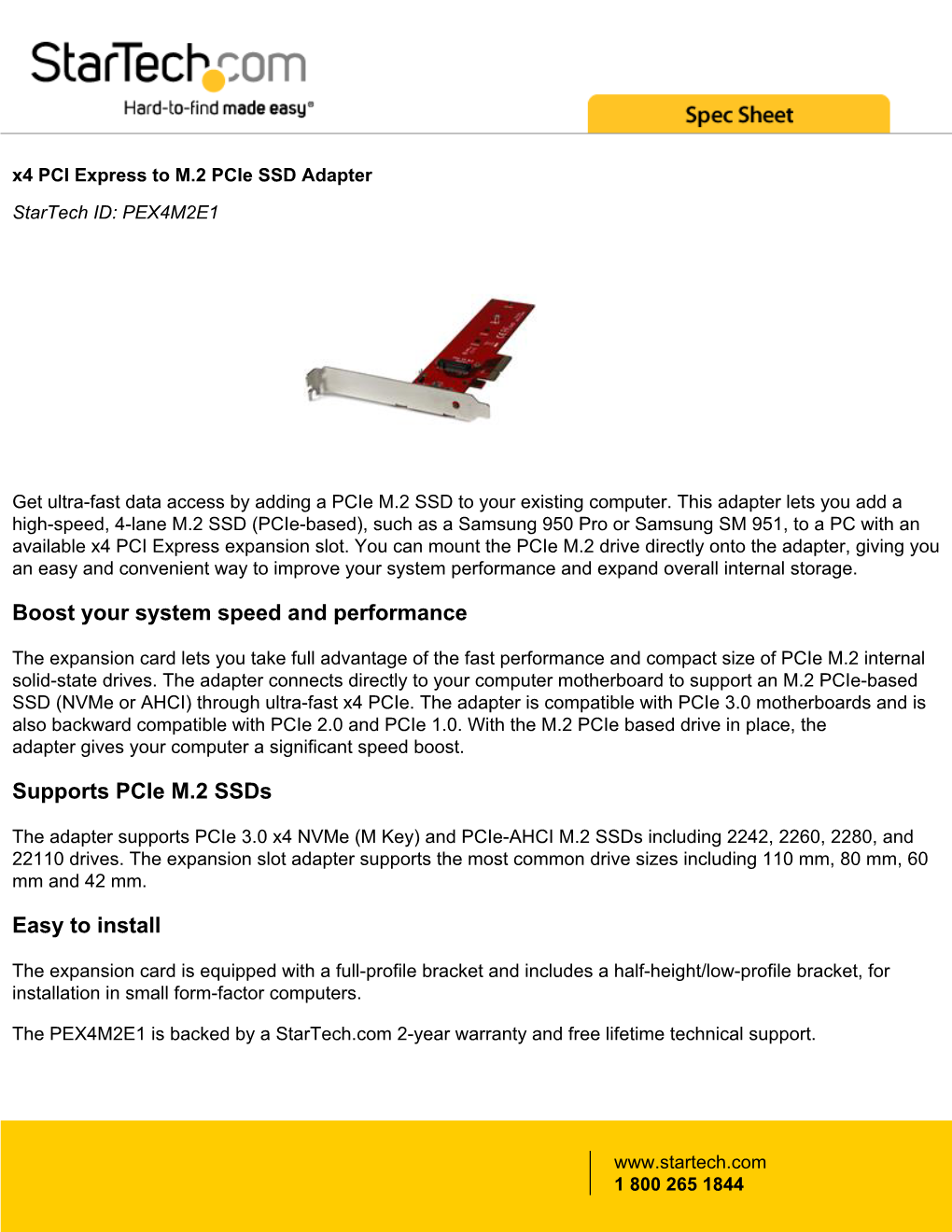 Boost Your System Speed and Performance Supports Pcie M.2