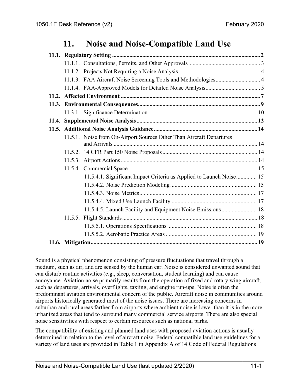 Chapter 11. Noise and Noise-Compatible Land