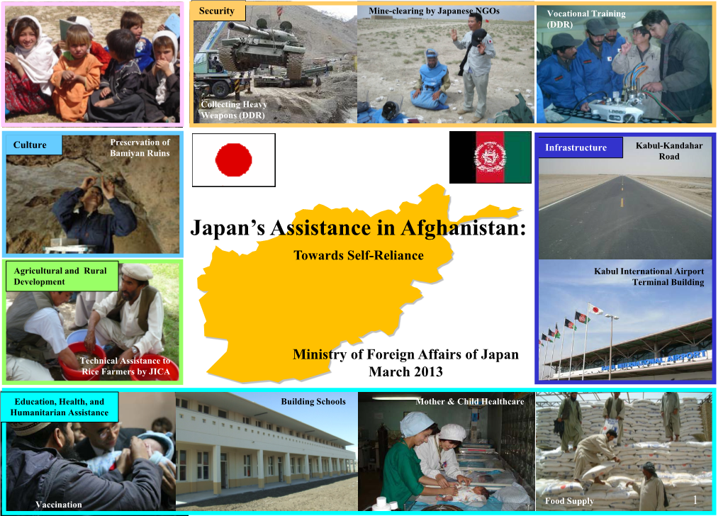 Japan's Assistance in Afghanistan