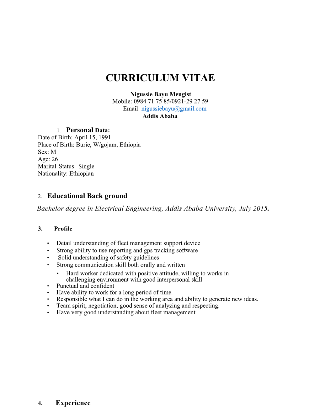 Curriculum Vitae s487