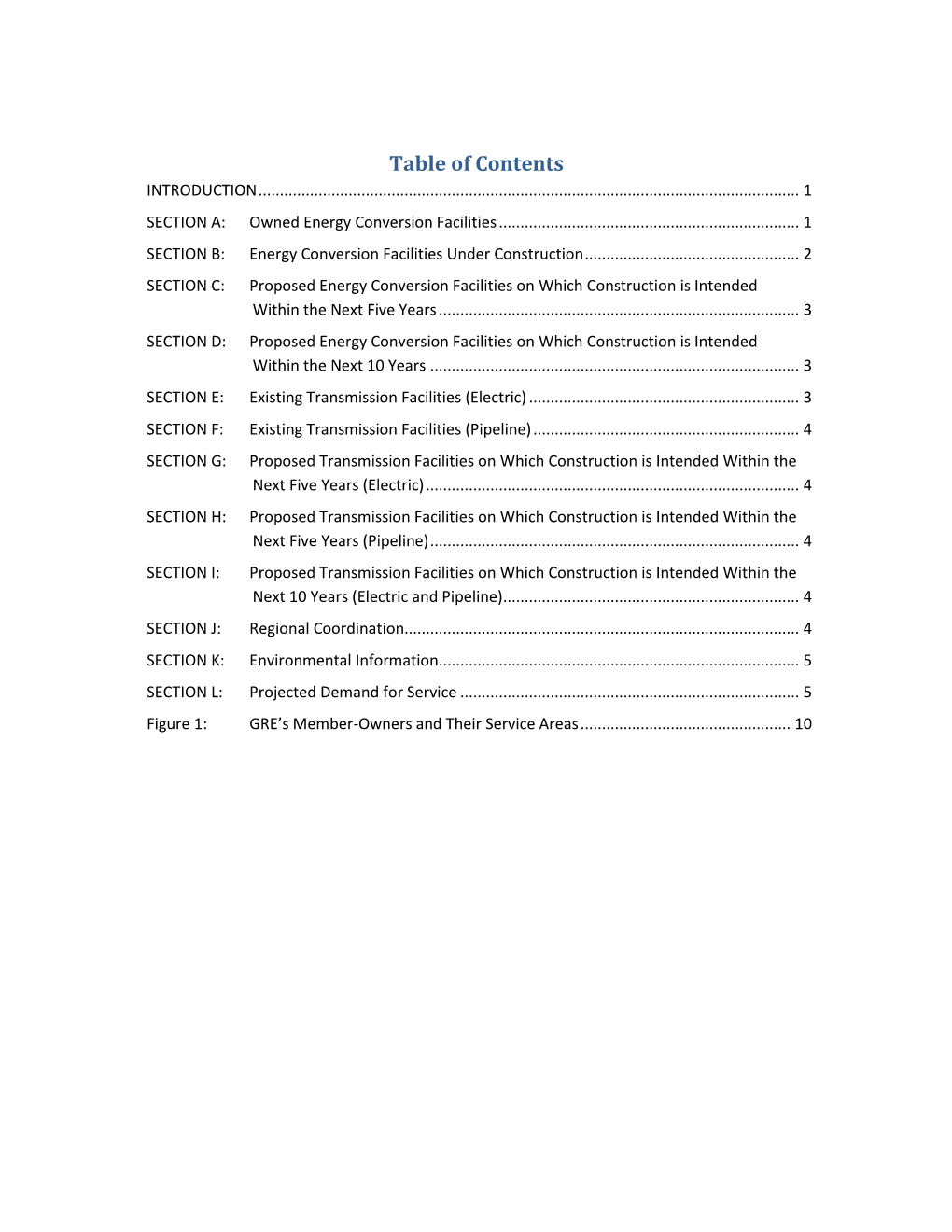 Table of Contents INTRODUCTION